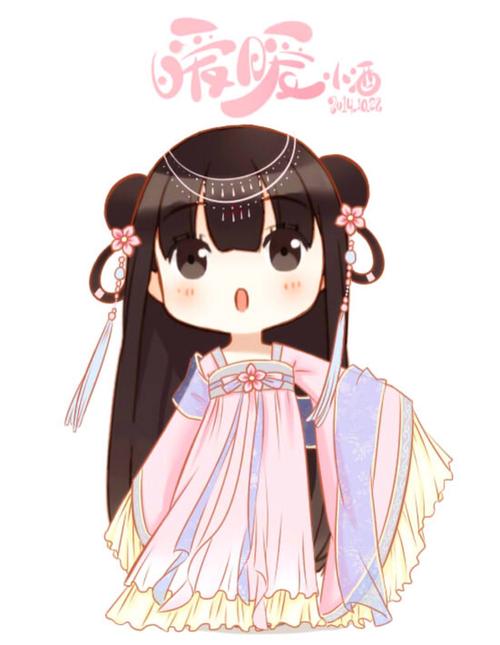 插画 动漫 q版古装(我素流苏控～)
