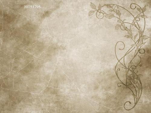 淡雅清新&&复古信纸ppt背景素材