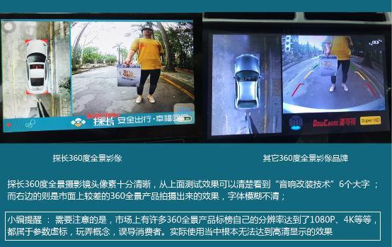 汽车360全景哪个品牌好,探长独一无二