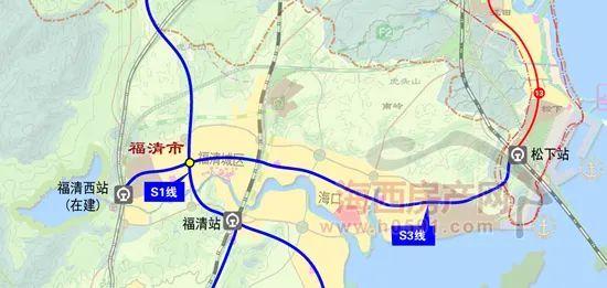 福州公布s1s6市域线高清线路图覆盖永泰葛岭闽清连江福清