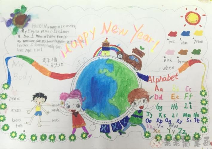 更多新年主题手抄报,关于春节的英文手抄报模板,可前往【2021新年春节
