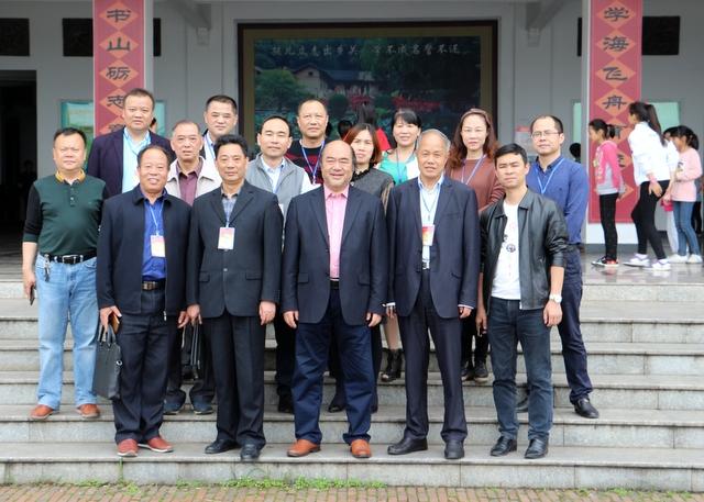 祁东县教育局率祁东成章学校来我校参观考察