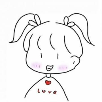 q版人物头像女生简笔画