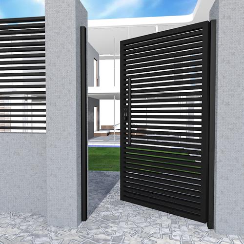 日式豪华铁艺别墅庭院门围墙学校民宿花园院子门小区单开双开乡村