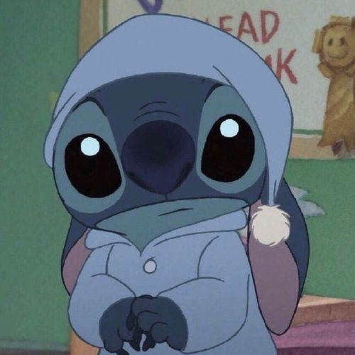 史迪奇 卡通 情侣头像