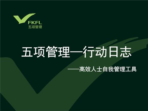 五项管理---行动日志 李践.ppt 106页