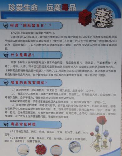 增强学校全体师生的禁毒,防毒意识,推动学校和谐发展,创建"安全,无毒