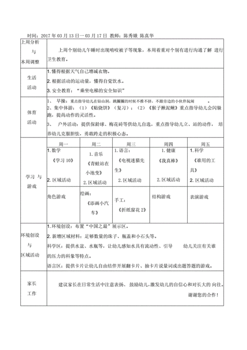 彩虹糖幼儿园中班计划表.docx 21页