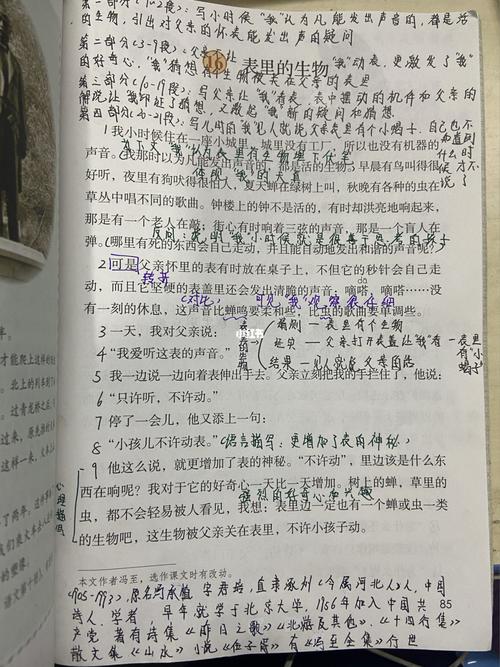 表里的生物笔记_北京大学_彩色笔_教育_教育