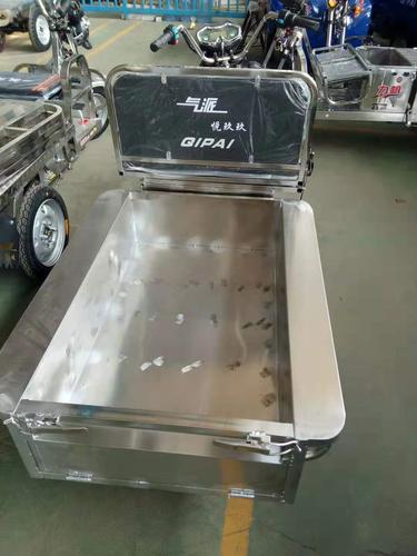 不锈钢电动三轮车 不锈钢拉货三轮车 不锈钢平板车 1米平板车