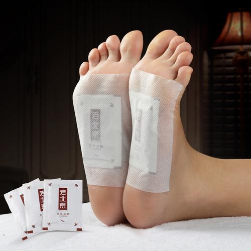 正品老北京足贴艾草艾叶足贴睡眠生姜足贴养生女艾足贴脚贴足底贴