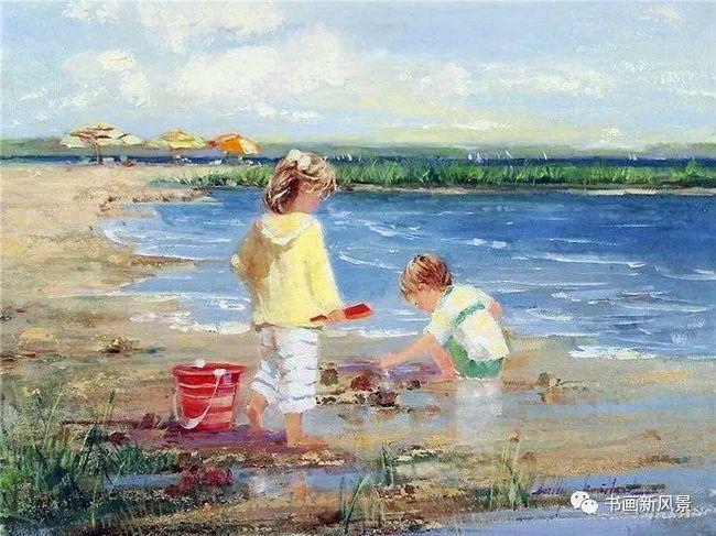 阳光灿烂的一组画