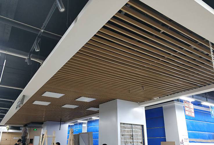 铝方通吊顶安装效果图