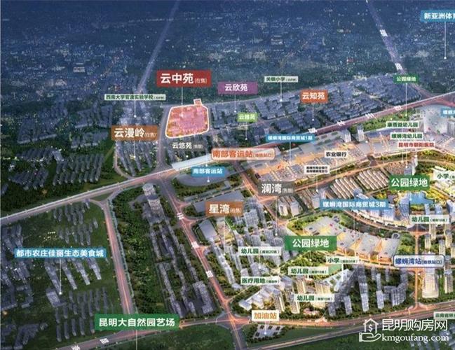 俊发彩云城辰湾/云中苑同步在售,建面约72-175㎡地铁物业火热销售中