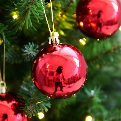 圣诞树装饰球混色圣诞球彩球吊饰挂件圣诞节装饰品 诺