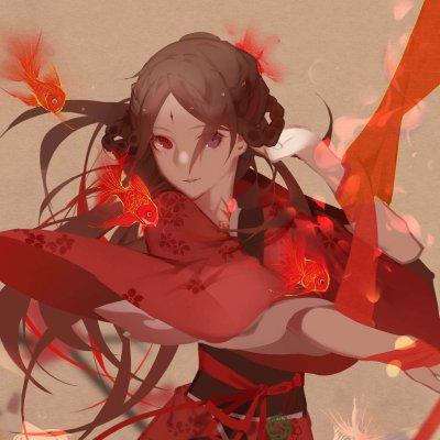 寻欢/红色系动漫女头/你超可爱呢_卡通动漫头像_我要