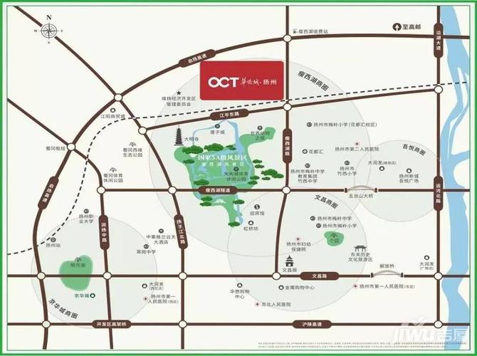 扬州华侨城位置交通图