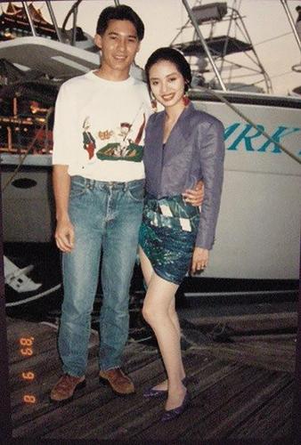 【1989,梅艳芳与旧时男友刘米高拍摄夏日恋人mv. 】