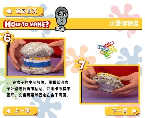 [转载]迪士尼尼尔叔叔艺术创想之------汉堡包储物盒