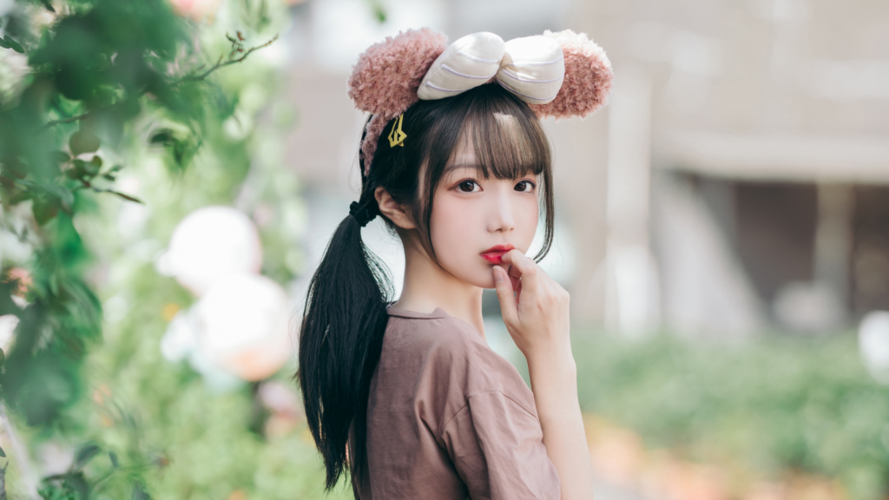 邻家萌妹清纯写真,高清壁纸图片,大陆美女-回车桌面