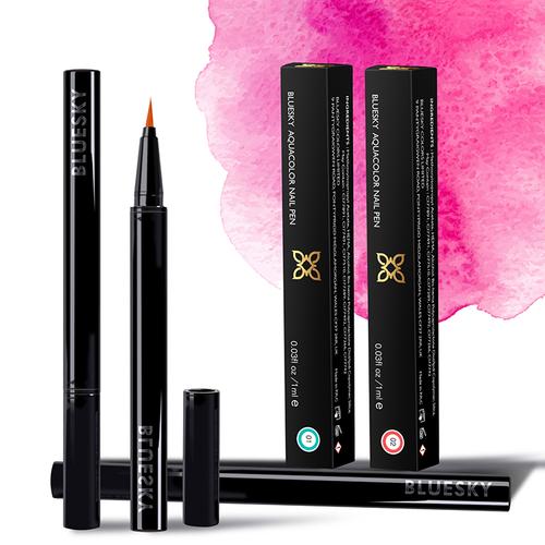 2018 bluesky newly developed product aquacolor nail pen