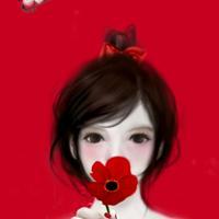 卡通红色衣服头像女生头像大全图片