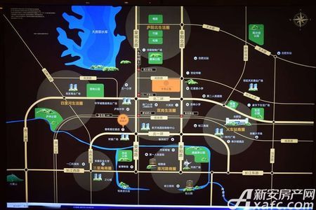 蓝光半岛公馆交通图