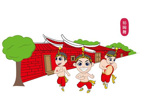 泉州卡通形象画