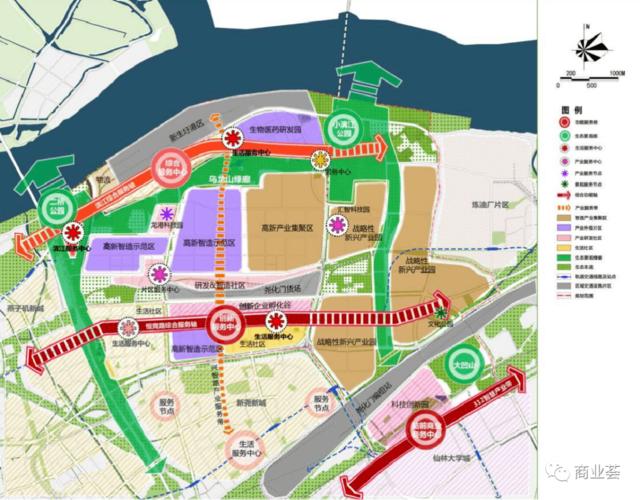 南京新港高新园规划示意图