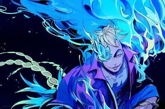 海贼王,马尔科的蓝色火焰是否具有伤害?不死鸟果实