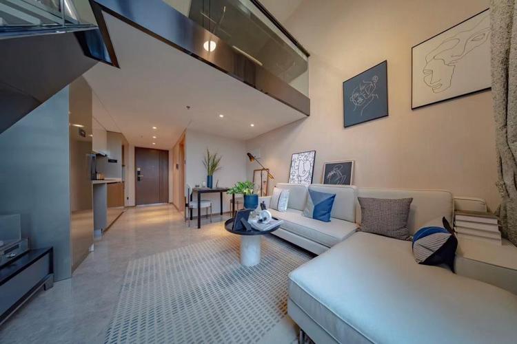 昆明招商翰林大观40平户型样板间鉴赏,4.5米层高可搭两层!