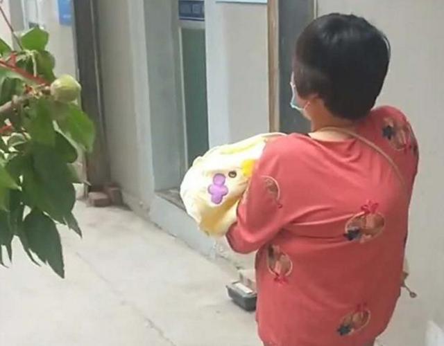"最憨爸爸"火了,扛着桃枝去接宝宝,妈妈:桃树惹你了?