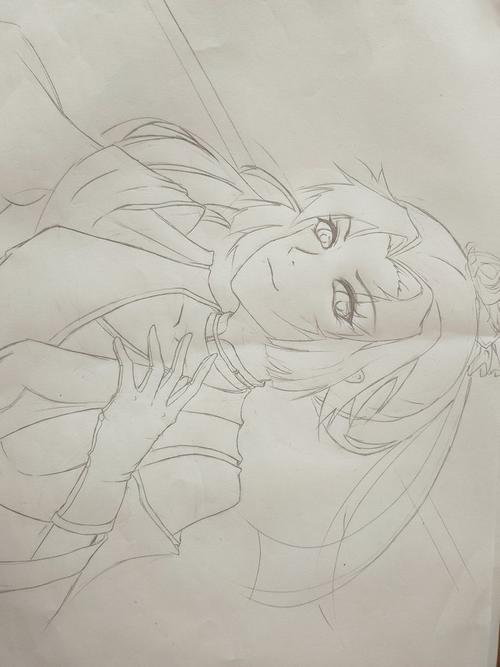 云缨线稿,刚刚分手画不下去了不想画了,给条… - 半次元 - acg爱好者