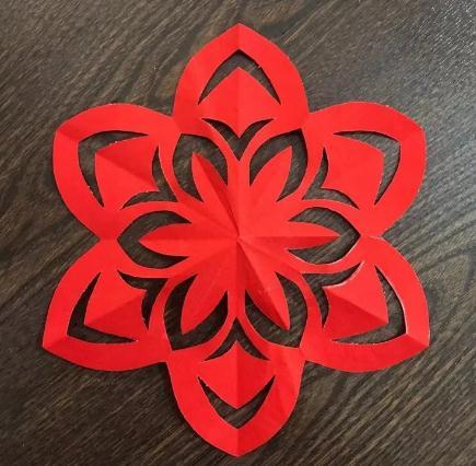 剪纸福字剪法步骤简单