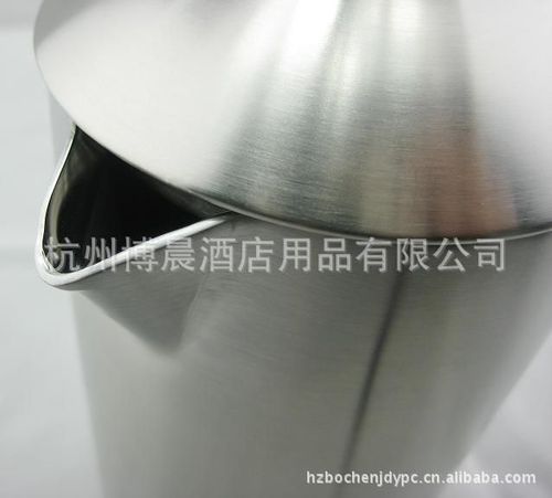 供应300ml进口不锈钢双层咖啡壶 沙钢咖啡壶 双层冲茶器 洲际咖啡壶