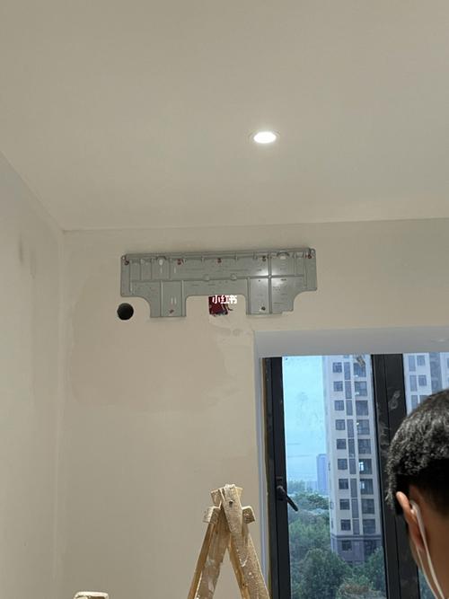 挂机空调隐藏式背出安装成功_空调_装修_我的装修记录