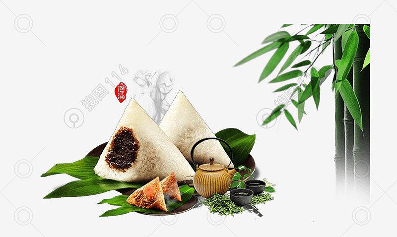 豆沙美食端午节粽子
