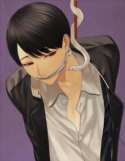 动漫 蛇 古风 男