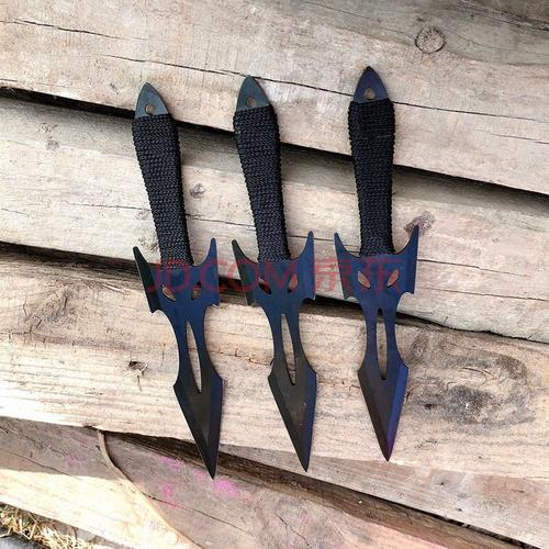 飞镖刀重头小李飞刀子手里剑飞镖暗器忍者飞镖柳叶直飞刀子冷 黑狐 3