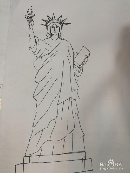 自由女神像少儿简笔画 第3页
