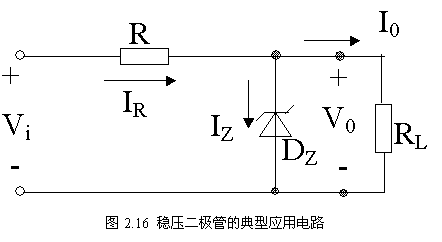 可见,在这种稳压电路中, 起自动调节作用的主要是稳压二极管dz,当