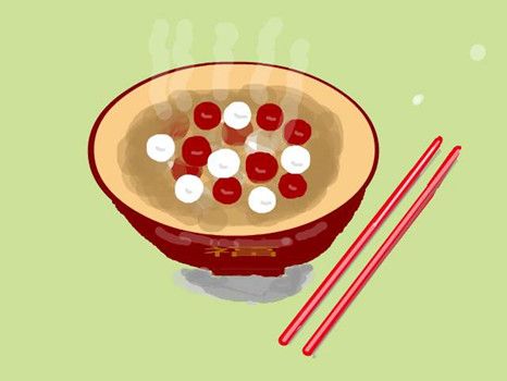 冬至吃汤圆的手抄报 冬至手抄报