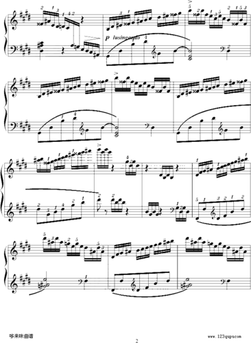 练习曲op72no1莫什科夫斯基