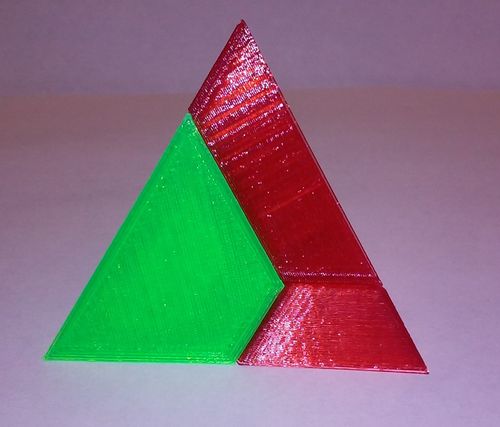 pyramid puzzle(四片三角金字塔)