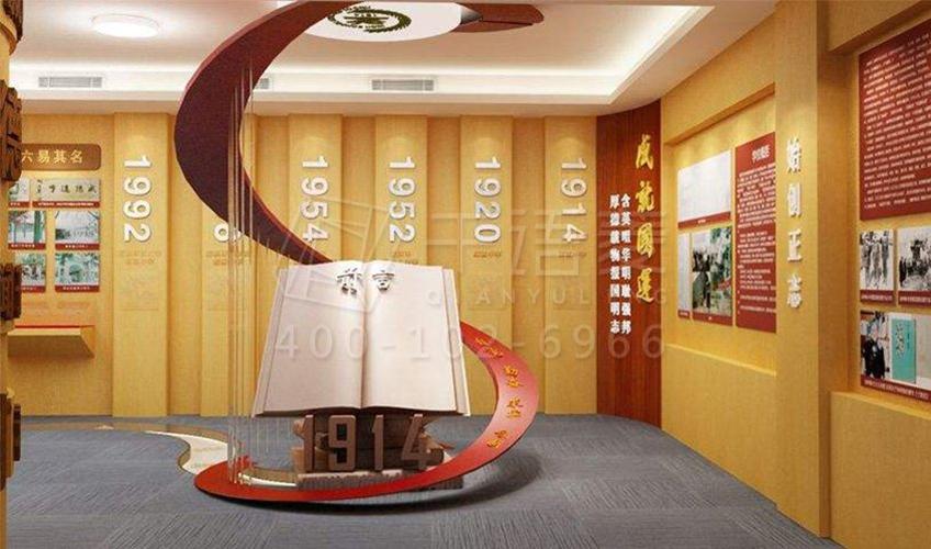 (图:校史馆板块设计)(千语菱展厅设