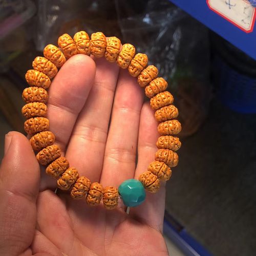 航母小金刚菩提提子108颗佛珠单圈手梅花双龙双龙飞佛珠