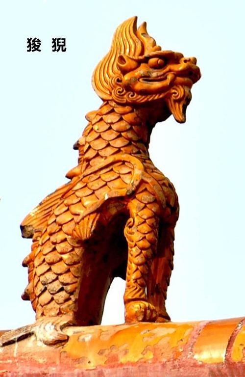 位列十大神兽第六位的是狻猊.相传狻猊是龙的儿子之一,性情凶猛残暴.