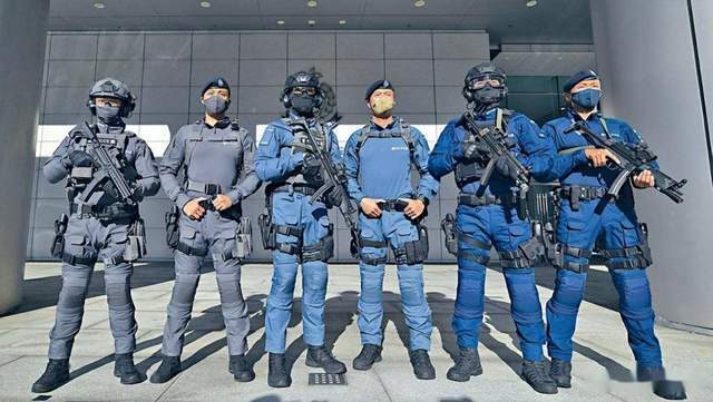 香港警三支部队"反恐战术部队"即机场特警队(asu),反恐特勤队(ctru)和