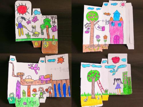由小变大的画——(坊子实验学校一年级学生作品)
