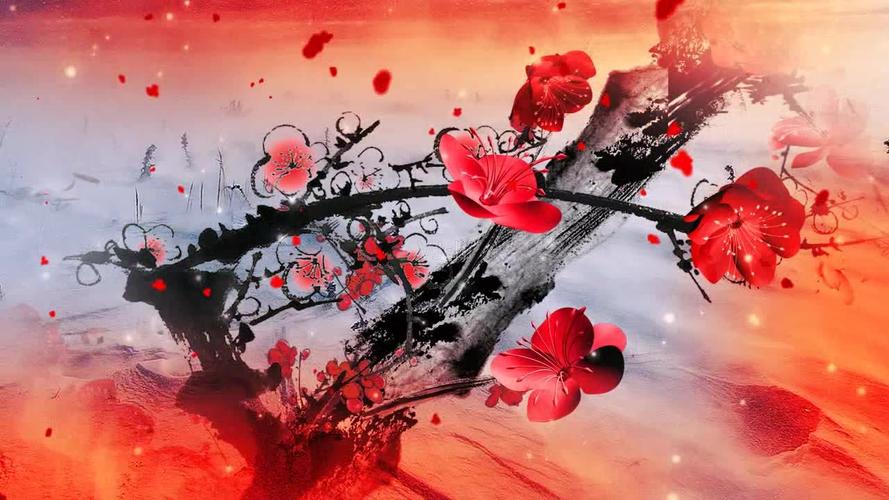 红梅赞歌曲视频_1280x720_高清视频素材下载(编号:)